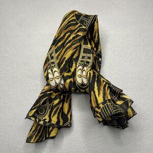 African-Inspired Rima Teri Voile Tiger Print Sarong Scarf